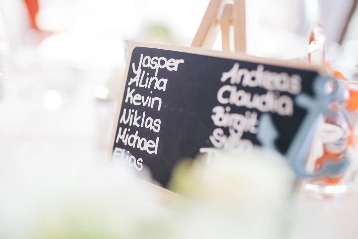 Table plan boards